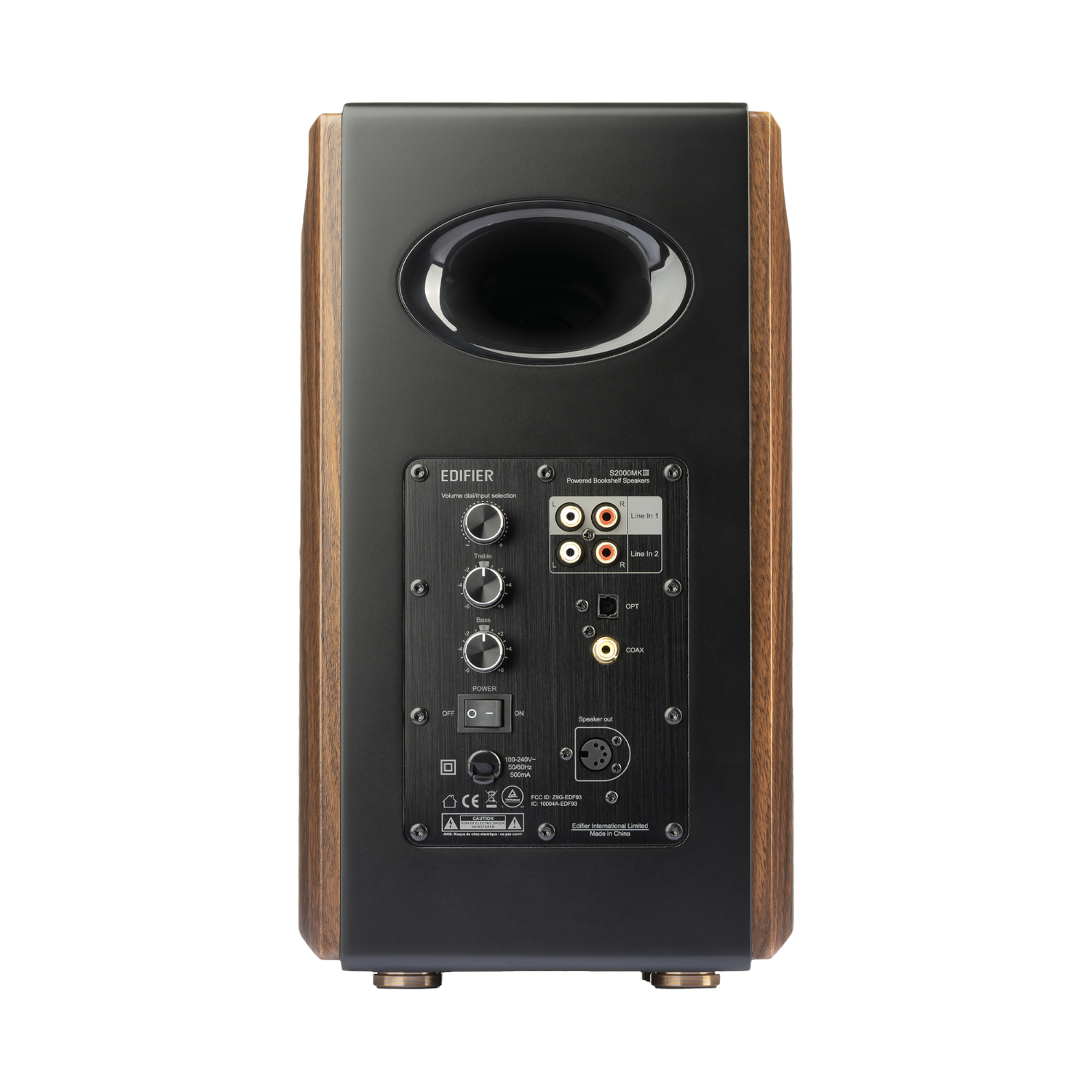 Enceintes bibliothèque Bluetooth 2.0 alimentées S2000MKIII