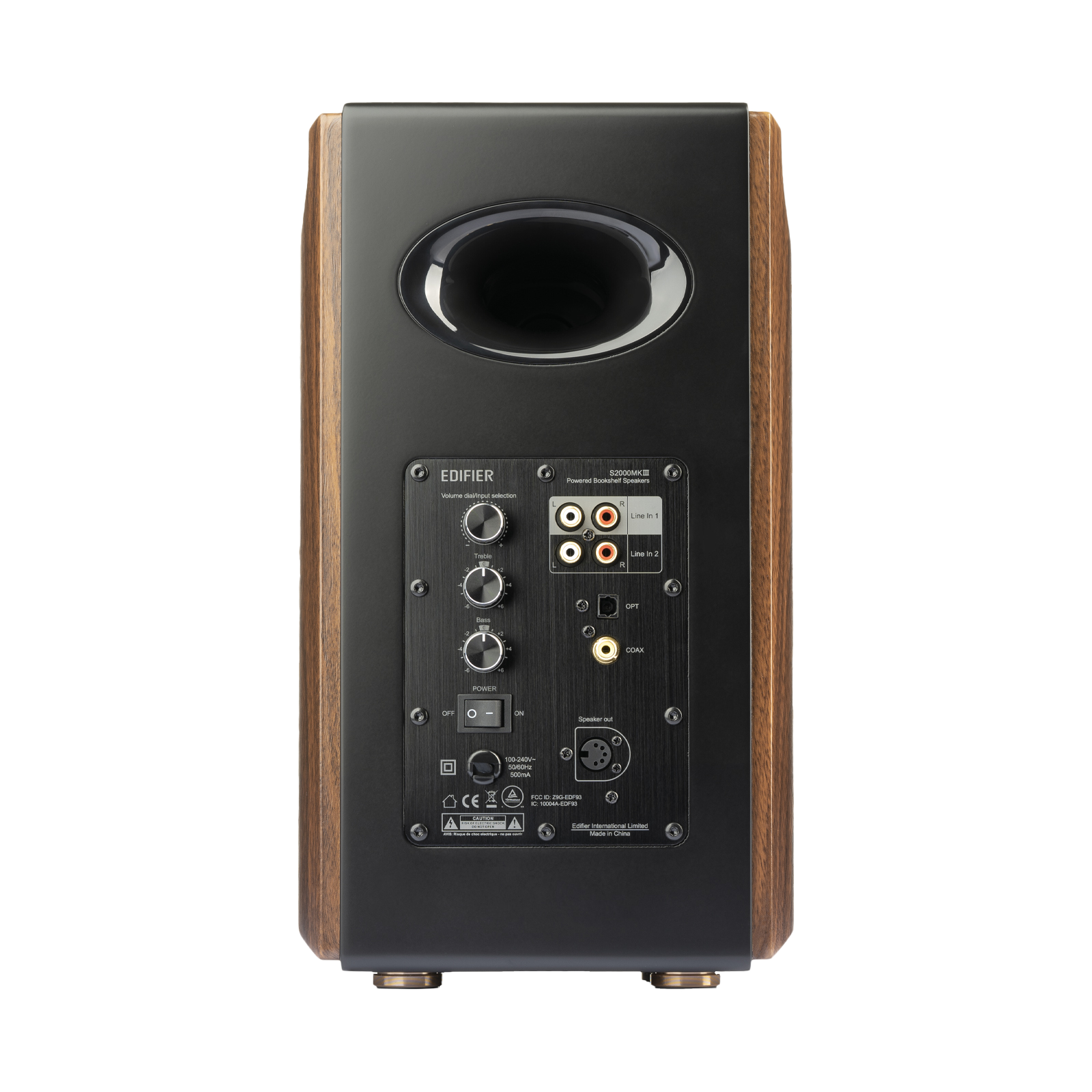 Enceintes bibliothèque Bluetooth 2.0 alimentées S2000MKIII