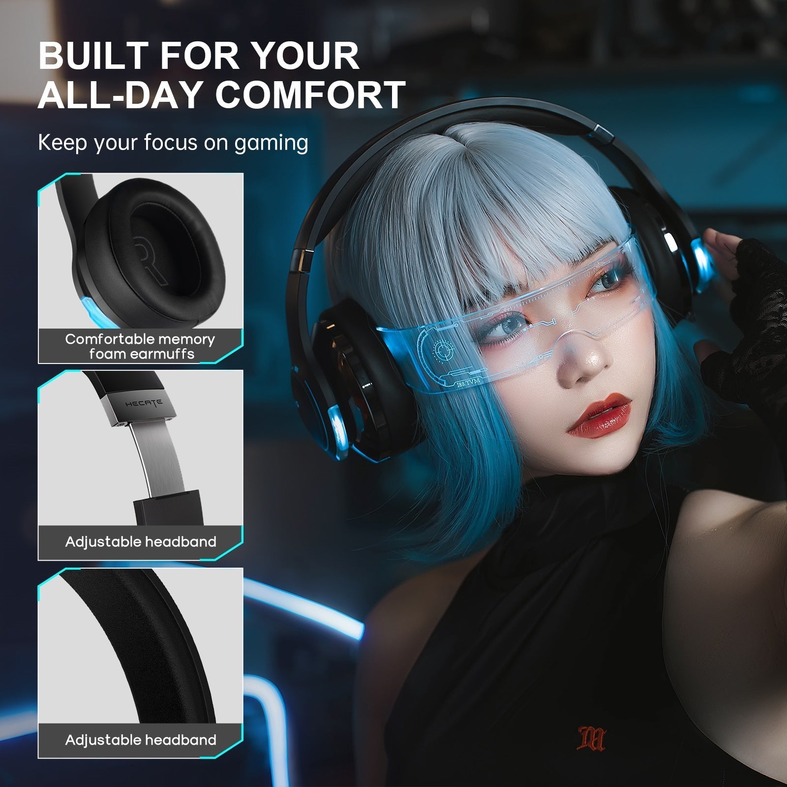 G5BT Gaming Headset Low Latency Bluetooth Gaming Headset