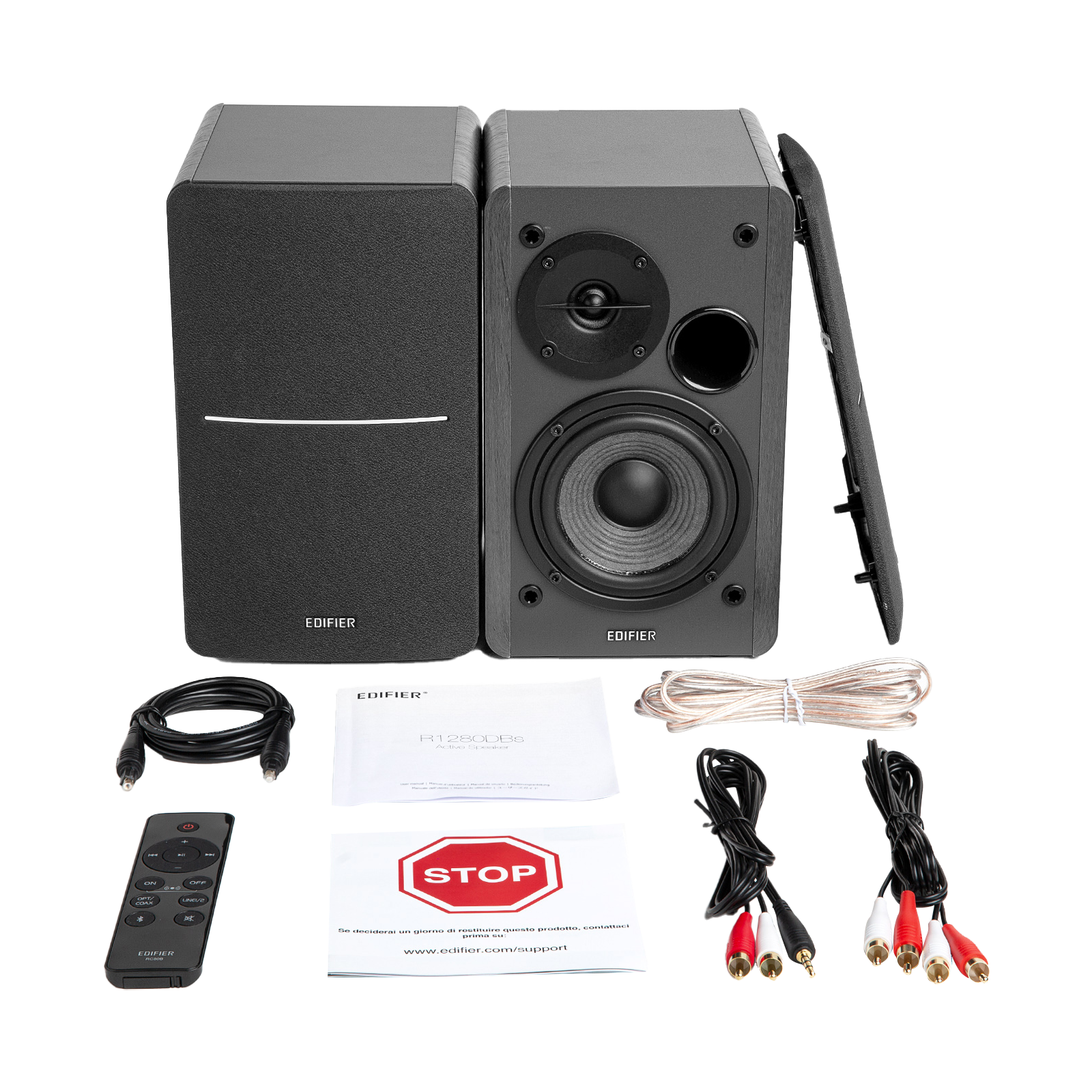 R1280DBs Powered Bluetooth Bookshelf Speakers(Certified Refurbished)