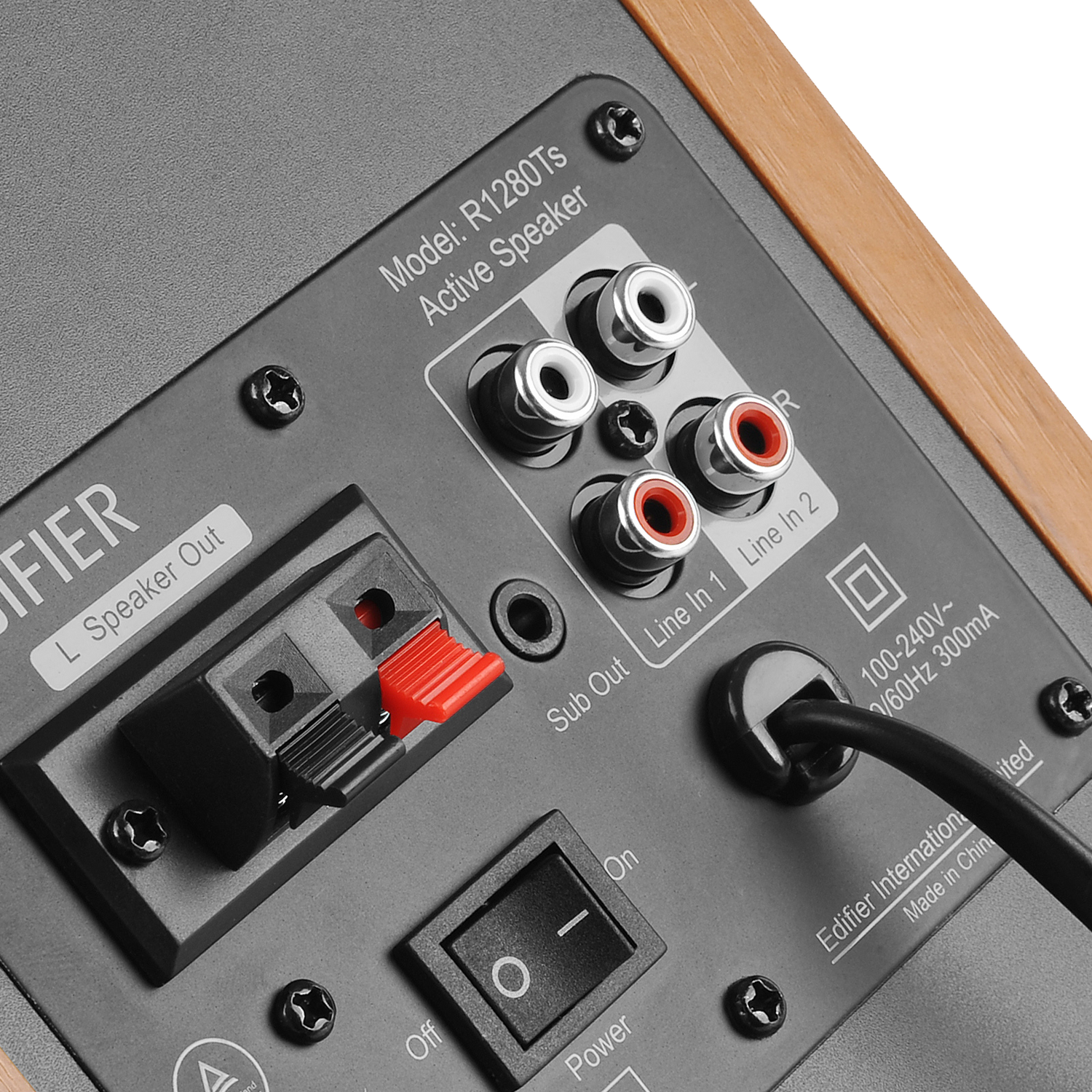 Enceintes bibliothèque actives R1280Ts