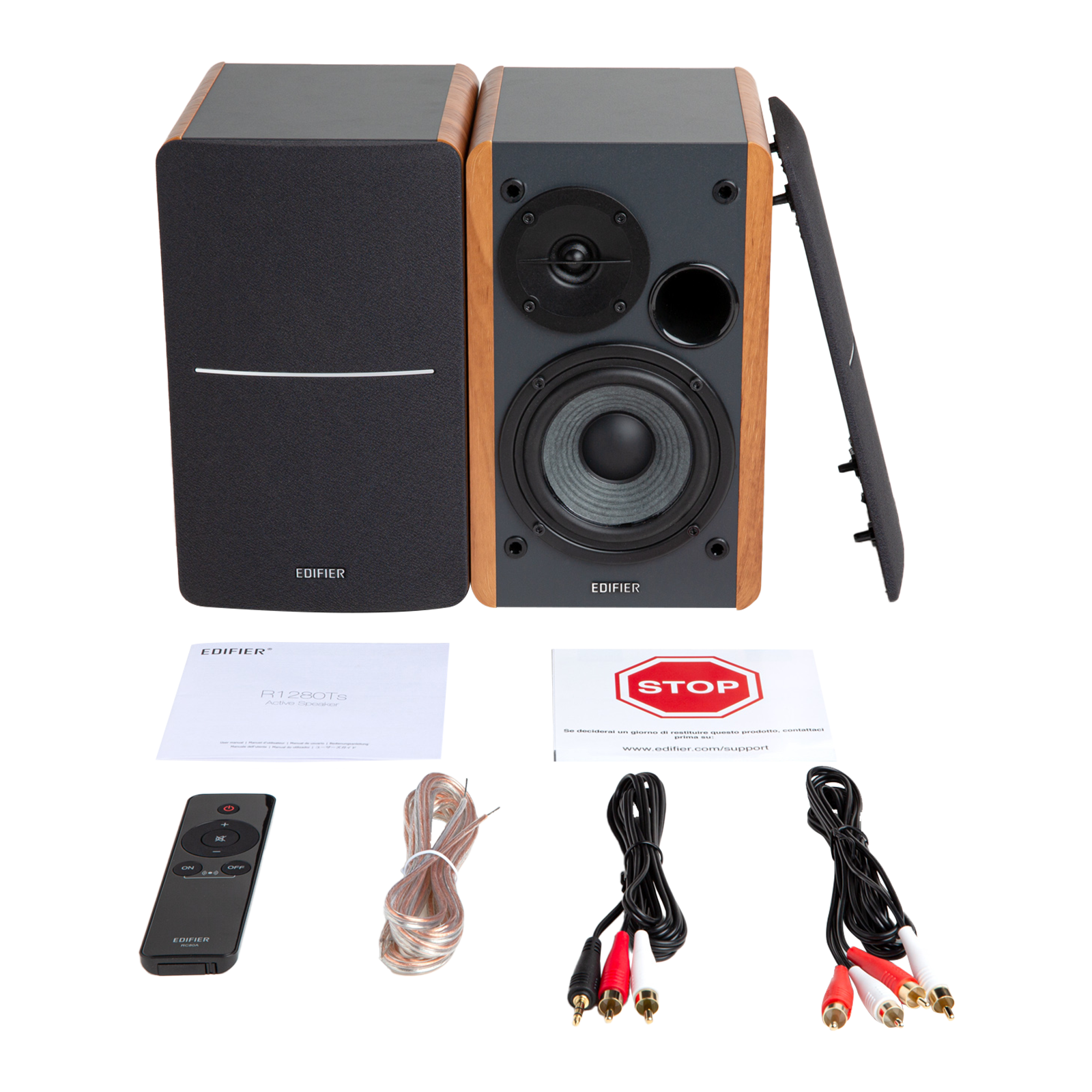 R1280Ts Powered Bookshelf Speakers (Certified Refurbished)