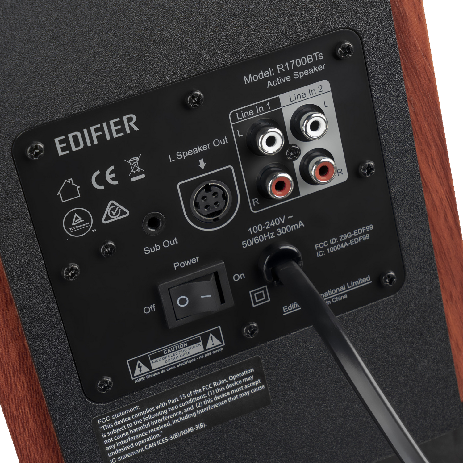 Enceintes bibliothèque Bluetooth actives R1700BTs