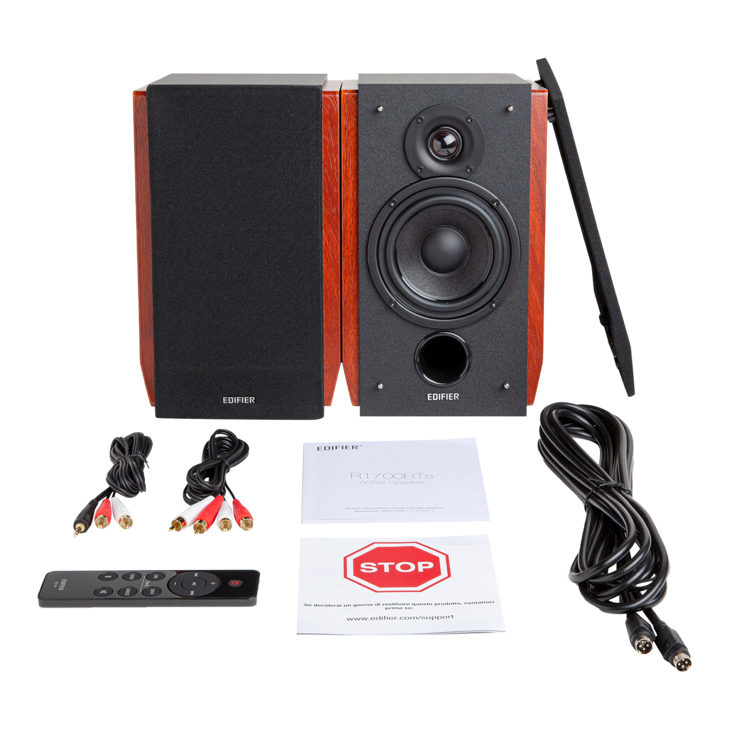 Enceintes bibliothèque Bluetooth actives R1700BTs