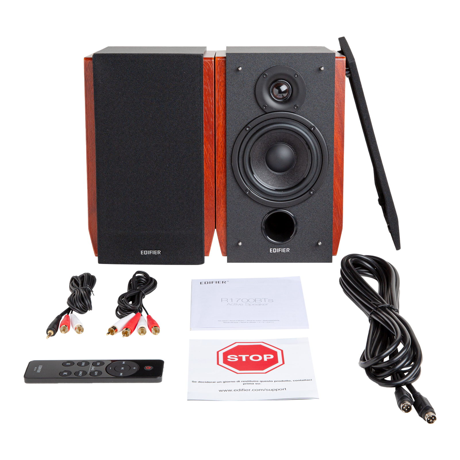 Enceintes bibliothèque Bluetooth actives R1700BTs