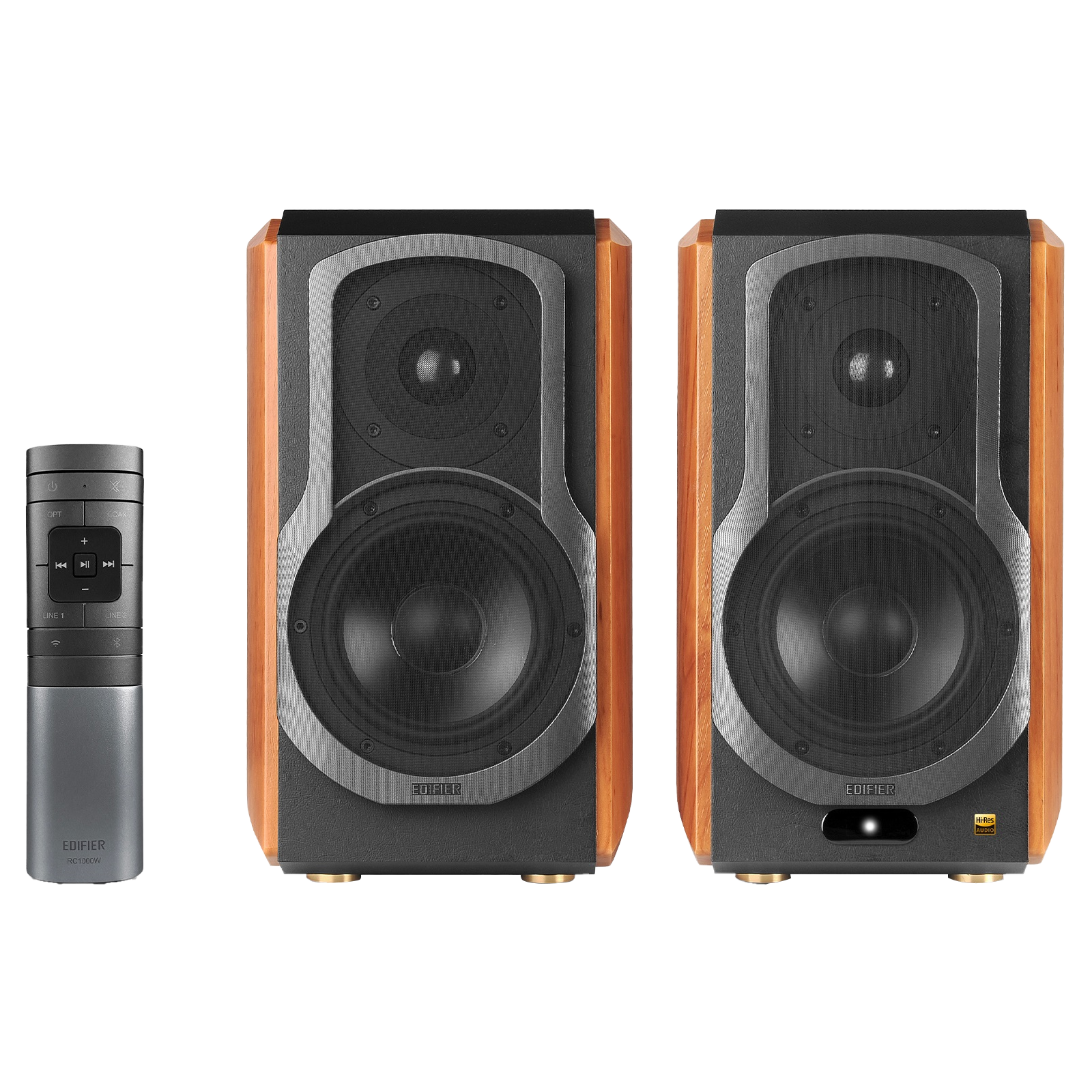 Enceintes bibliothèque actives 2.0 audiophile WiFi S1000W - Paire