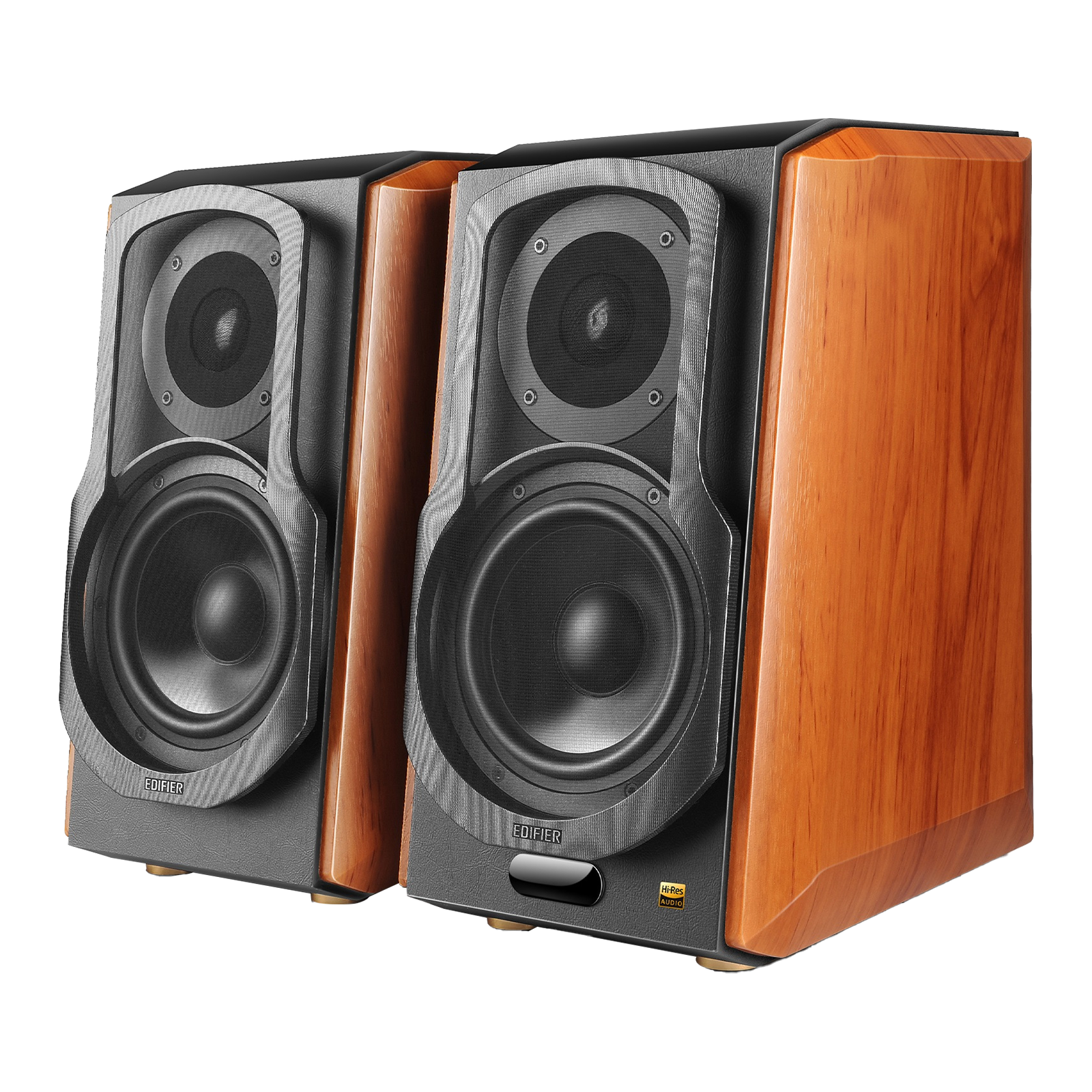 Enceintes bibliothèque actives 2.0 audiophile WiFi S1000W - Paire