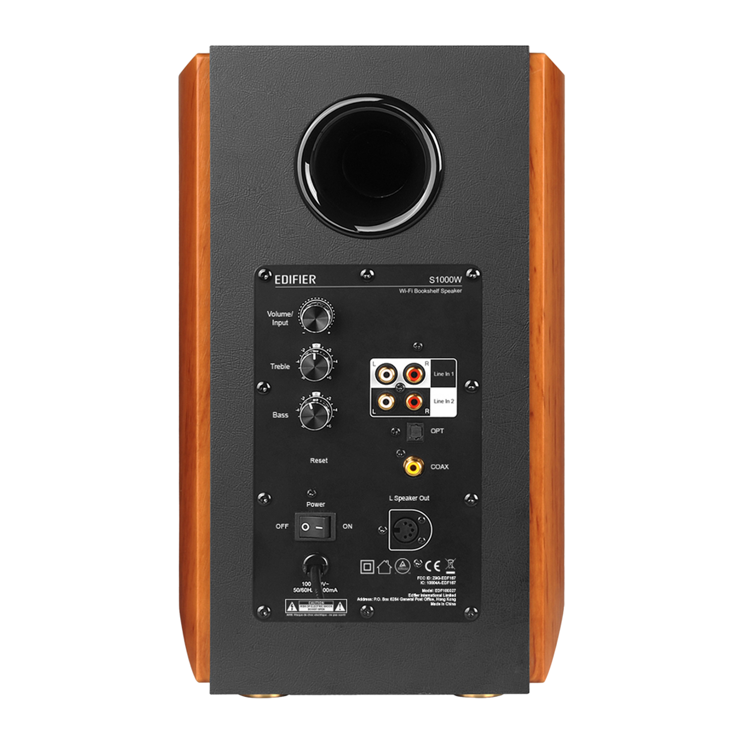 Enceintes bibliothèque actives 2.0 audiophile WiFi S1000W - Paire