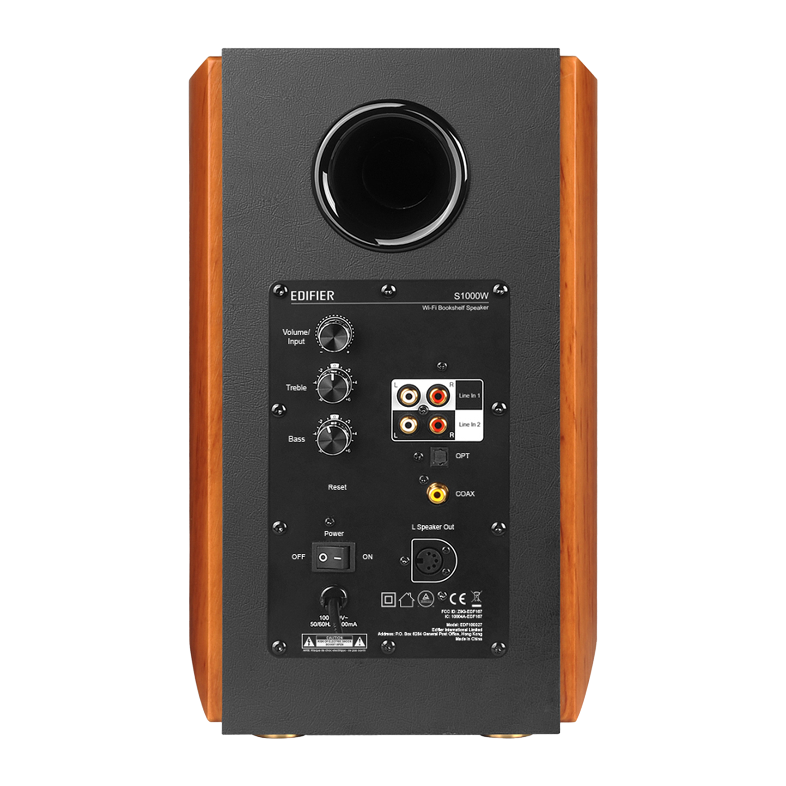 Enceintes bibliothèque actives 2.0 audiophile WiFi S1000W - Paire