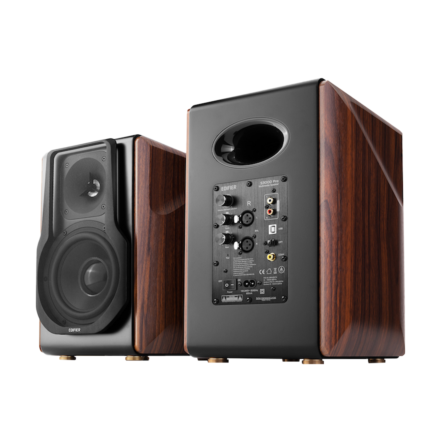 Enceintes de bibliothèque sans fil alimentées S3000Pro