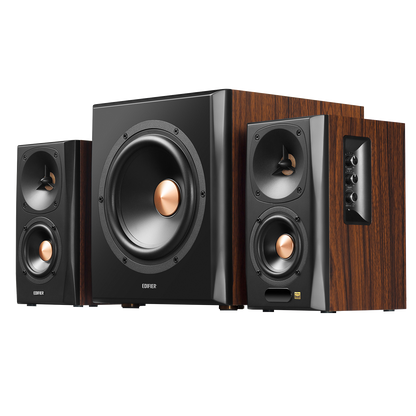 Haut-parleurs S360DB 2.1, audio haute résolution avec caisson de basses sans fil 