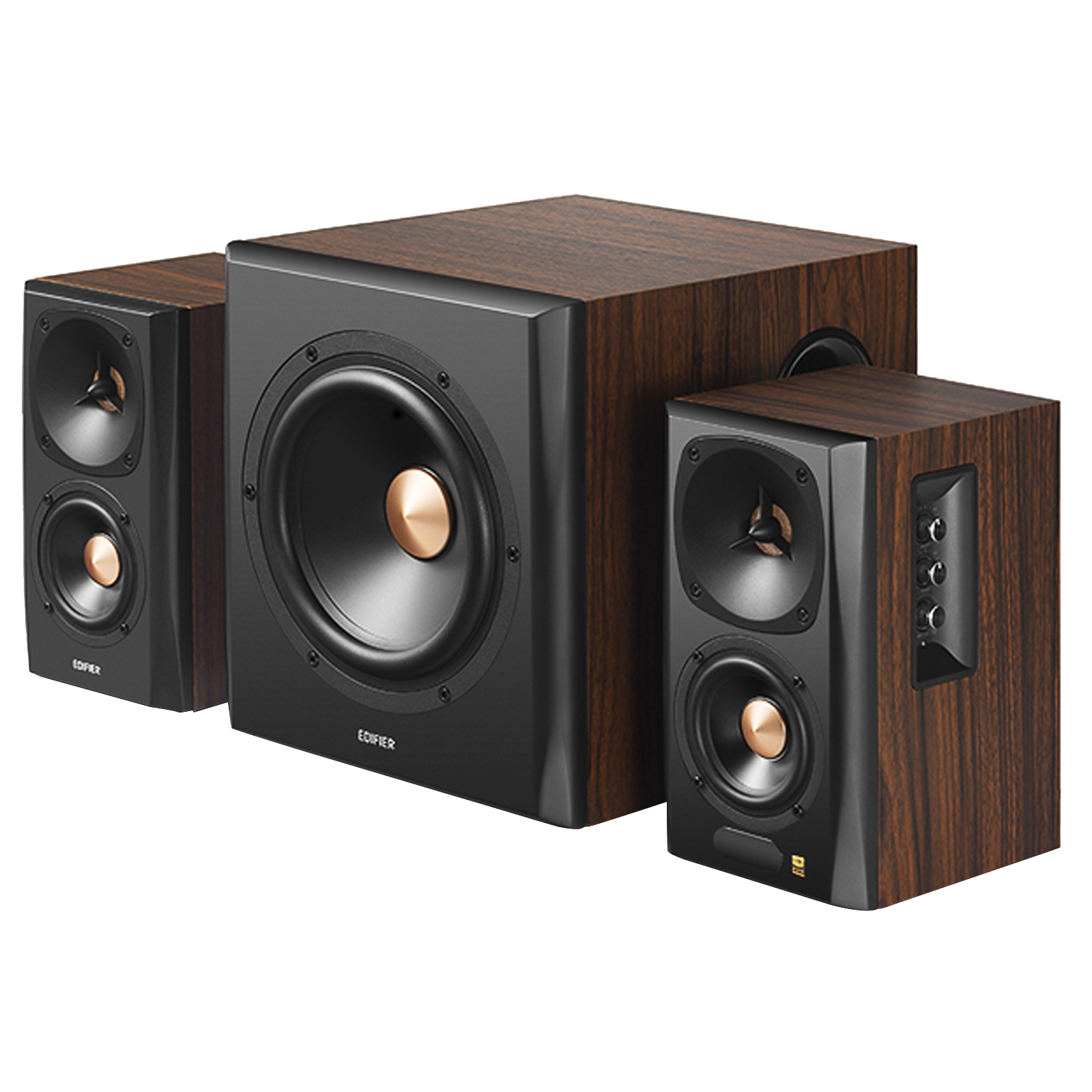 Haut-parleurs S360DB 2.1, audio haute résolution avec caisson de basses sans fil 