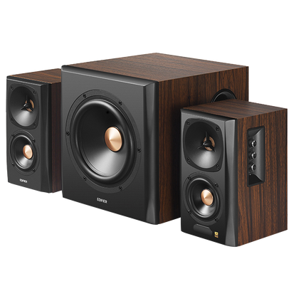 Haut-parleurs S360DB 2.1, audio haute résolution avec caisson de basses sans fil 