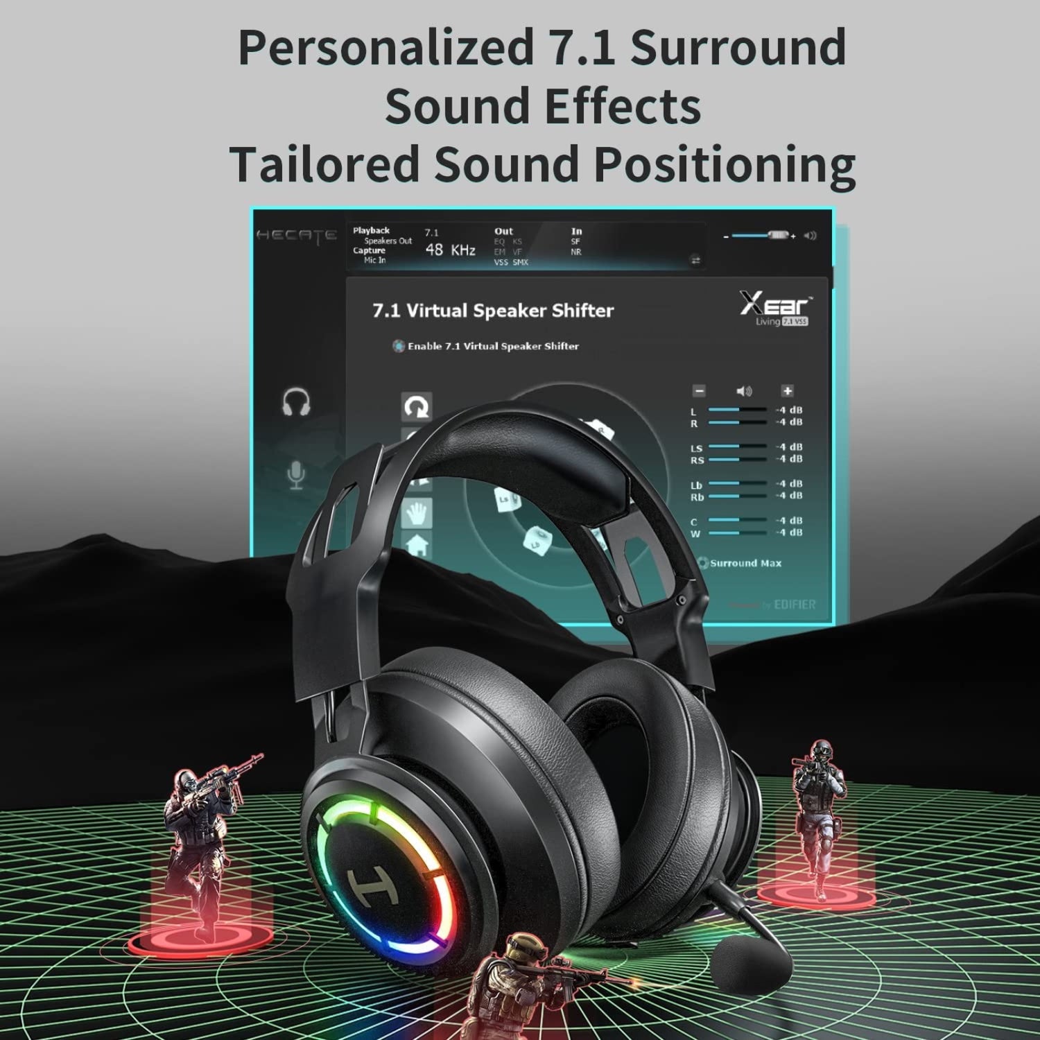 G35 7.1 Surround Sound USB Gaming Headset