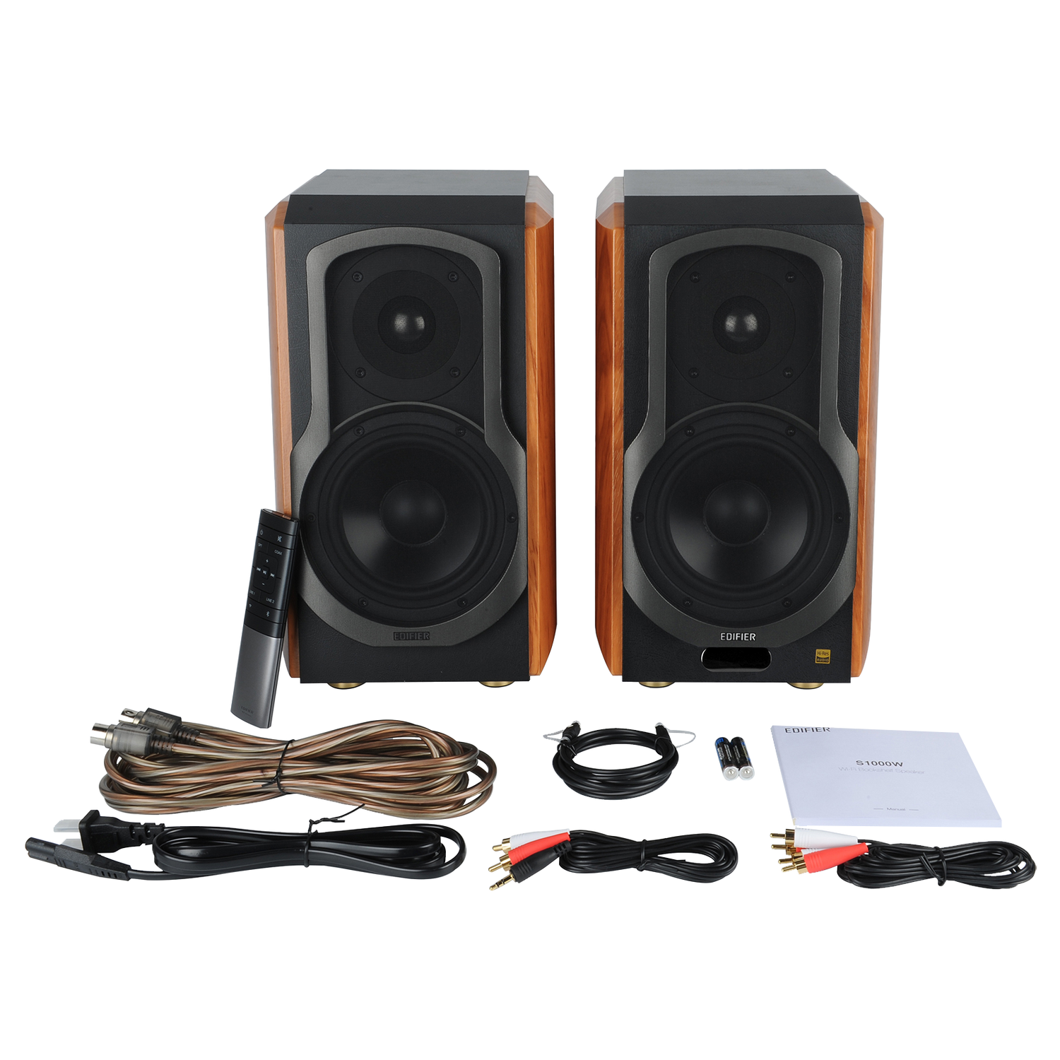 S1000W WiFi Audiophile Active Bookshelf 2.0 Speakers - Pair