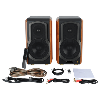 S1000W WiFi Audiophile Active Bookshelf 2.0 Speakers - Pair