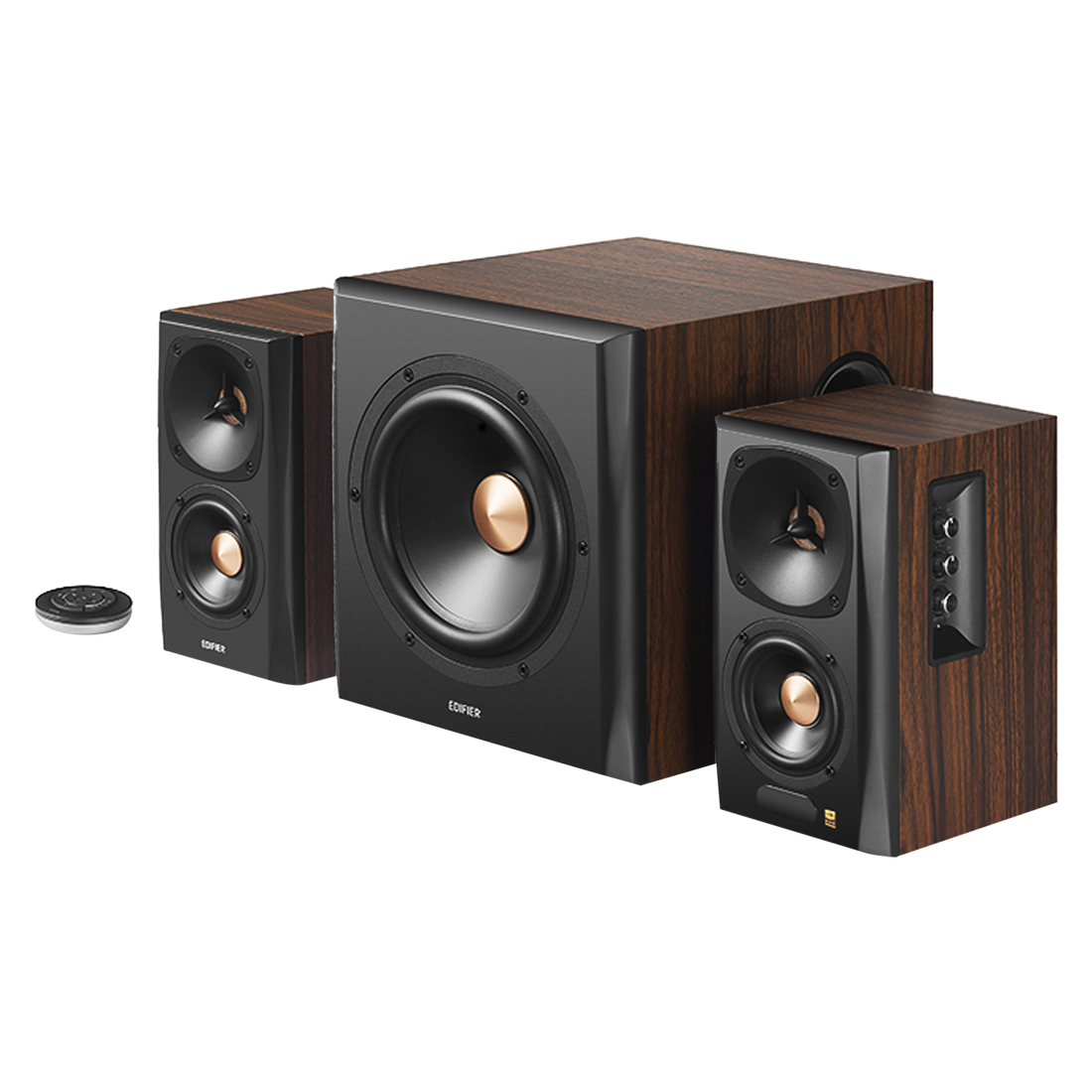 Haut-parleurs S360DB 2.1 Hi-Res Audio avec caisson de basses sans fil - Remis à neuf 