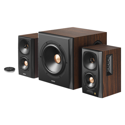 Haut-parleurs S360DB 2.1 Hi-Res Audio avec caisson de basses sans fil - Remis à neuf 