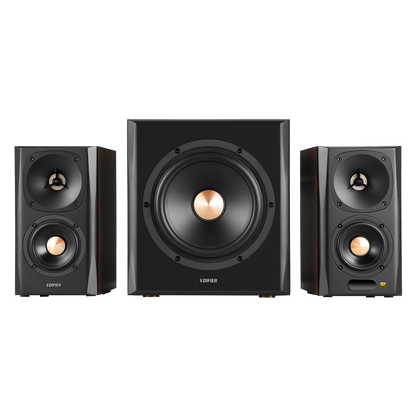 Haut-parleurs S360DB 2.1, audio haute résolution avec caisson de basses sans fil 