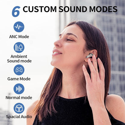 Écouteurs sans fil TWS NB2 Pro True avec suppression active du bruit 